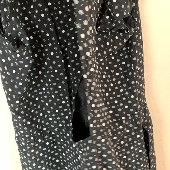 Madewell Black Print Women’s Romper Size XS - Picture 5 of 6